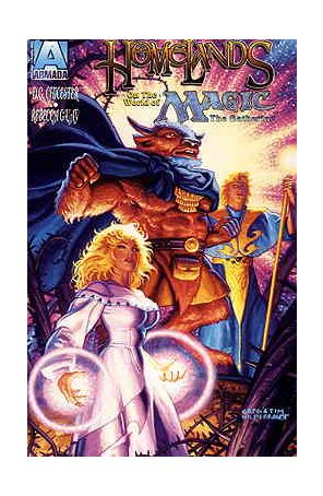 Homelands on The World of Magic: The Gathering 1 published by Armada with cover art by Tim Hildebrandt and Greg Hildebrandt