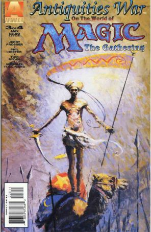 Magic: The Gathering-Antiquities War 3 published by Armada with cover art by George Pratt