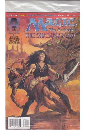 Magic: The Gathering-The Shadow Mage 3 (in bag) published by Armada with cover art by Val Mayerik