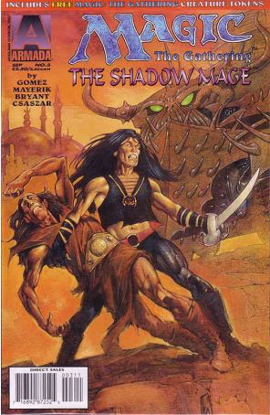 Magic: The Gathering-The Shadow Mage 3 published by Armada with cover art by Val Mayerik