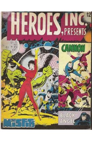 Heroes, Inc. Presents Cannon 2 published by Armed Services with cover art by Wally Wood, Steve Ditko, and Mike Vosburg
