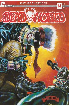 Deadworld (Vol. 1) 14A published by Caliber with cover art by James O’Barr