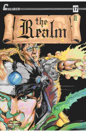 Realm (Vol. 1) 17 published by Caliber with cover art by John Dennis