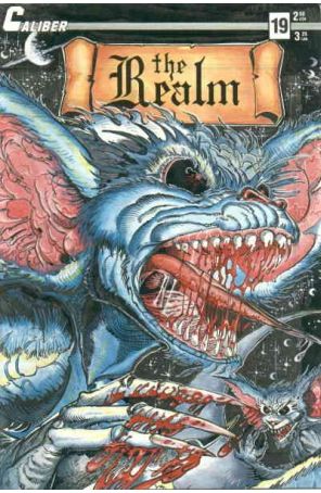 Realm (Vol. 1) 19 published by Caliber with cover art by John Dennis