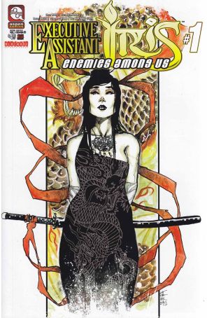 All New Executive Assistant: Iris: Enemies Among Us 1B published by Aspen with cover art by Giuseppe Cafaro