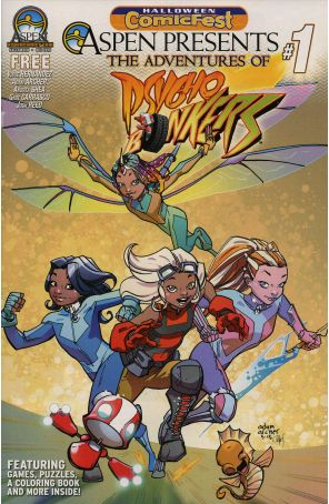 Aspen Presents: The Adventures of Psycho Bonkers 1 published by Aspen with cover art by Adam Archer