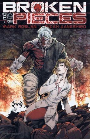 Broken Pieces (Vol. 1) 2B published by Aspen with cover art by Joe Benitez