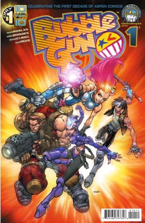 Bubblegun (Vol. 1) 1A published by Aspen with cover art by Mike Bowden