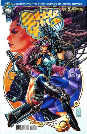 Bubblegun (Vol. 1) 2B published by Aspen with cover art by Mark Brooks