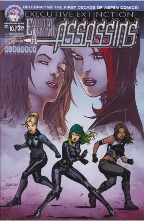 Executive Assistant: Assassins (Vol. 1) 10A published by Aspen with cover art by Jordan Gunderson