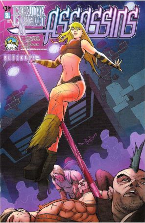 Executive Assistant: Assassins (Vol. 1) 3B published by Aspen with cover art by Pasquale Qualano