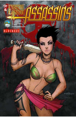 Executive Assistant: Assassins (Vol. 1) 4B published by Aspen with cover art by Giuseppe Cafaro