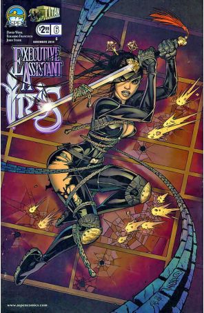 Executive Assistant: Iris 6C published by Aspen with cover art by Eduardo Francisco