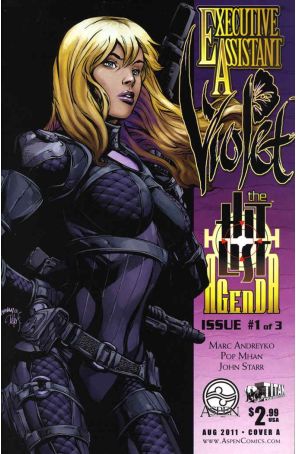 Executive Assistant: Violet 1A published by Aspen with cover art by Pop Mahn