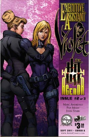 Executive Assistant: Violet 2A published by Aspen with cover art by Pop Mhan