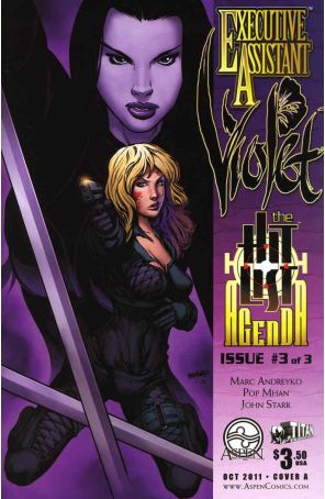 Executive Assistant: Violet 3A published by Aspen with cover art by Pop Mhan