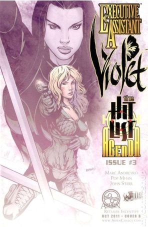 Executive Assistant: Violet 3B published by Aspen with cover art by Pop Mhan