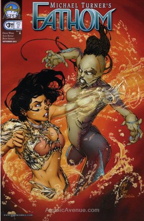 Fathom (Michael Turner's...) (Vol. 4) 7A published by Aspen with cover art by Alex Konat