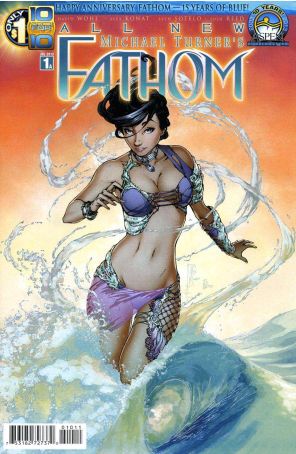 Fathom (Michael Turner's...) (Vol. 5) 1A published by Aspen with cover art by Alex Konat