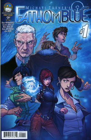 Fathom Blue 1A published by Aspen with cover art by Claudio Avella