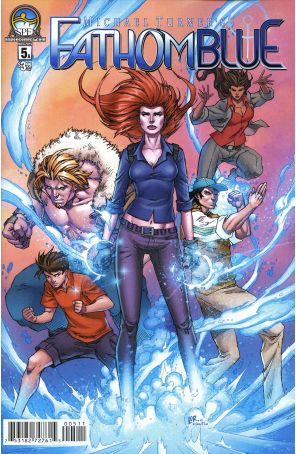 Fathom Blue 5A published by Aspen with cover art by Claudio Avella