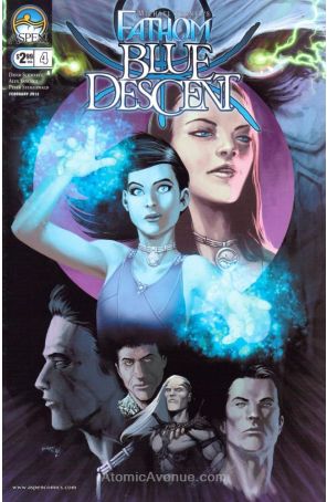 Fathom: Blue Descent 4A published by Aspen with cover art by Alex Sanchez