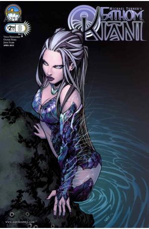 Fathom: Kiani (Vol. 2) 0A published by Aspen with cover art by Oliver Nome
