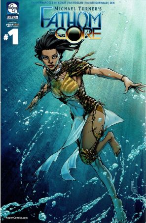 Fathom: The Core 1A published by Aspen with cover art by Alex Konat