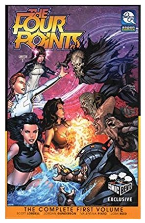 The Four Points TPB 1A published by Aspen with cover art by Jordan Gunderson