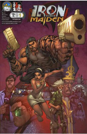 Iron and the Maiden 1A published by Aspen with cover art by Francis Manapul