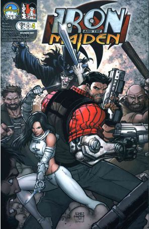 Iron and the Maiden 4B published by Aspen with cover art by Joel Gomez