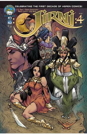 Jirni (Vol. 1) 4B published by Aspen with cover art by Giuseppe Cafaro