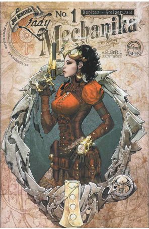 Lady Mechanika 1A published by Aspen with cover art by Joe Benitez