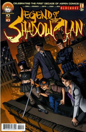 Legend of the Shadowclan 2A published by Aspen with cover art by Cory Smith