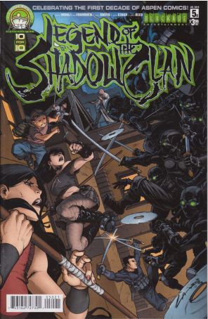 Legend of the Shadowclan 5B published by Aspen with cover art by Emilio Laiso
