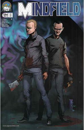 Mindfield 3A published by Aspen with cover art by Alex Konat