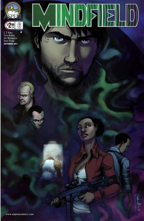 Mindfield 6A published by Aspen with cover art by Alex Konat
