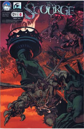 The Scourge 0A published by Aspen with cover art by Eric Battle