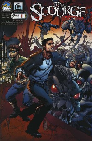 The Scourge 1A published by Aspen with cover art by Eric Battle