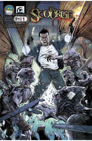 The Scourge 1C published by Aspen with cover art by Talent Caldwell