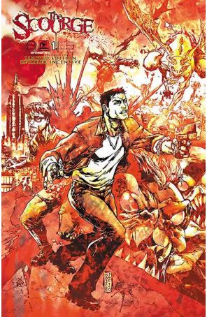 The Scourge 1D published by Aspen with cover art by Eric Battle