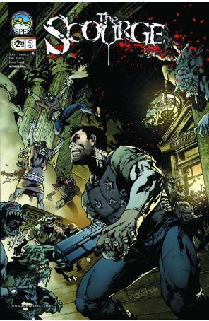 The Scourge 3A published by Aspen with cover art by Eric Battle