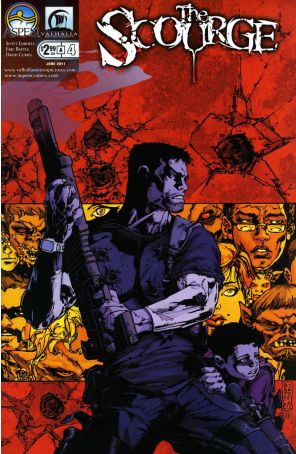 The Scourge 4A published by Aspen with cover art by Eric Battle