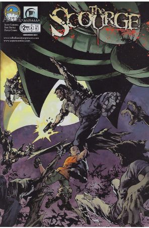 The Scourge 5A published by Aspen with cover art by Eric Battle