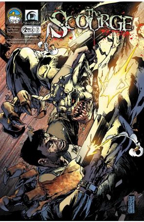 The Scourge 6A published by Aspen with cover art by Eric Battle