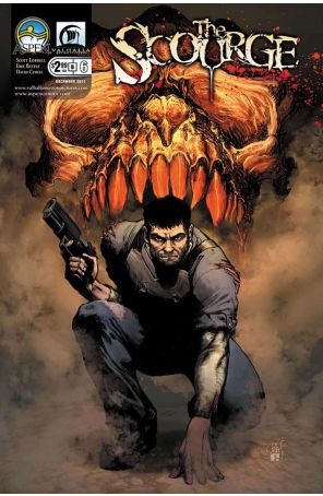 The Scourge 6B published by Aspen with cover art by Alé Garza