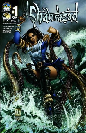 Shahrazad (2nd Series) 1A published by Aspen with cover art by Mike Krome