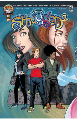 Shrugged (Vol. 2) 4A published by Aspen with cover art by Jonathan Marks