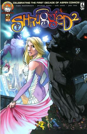 Shrugged (Vol. 2) 4B published by Aspen with cover art by Jonathan Marks