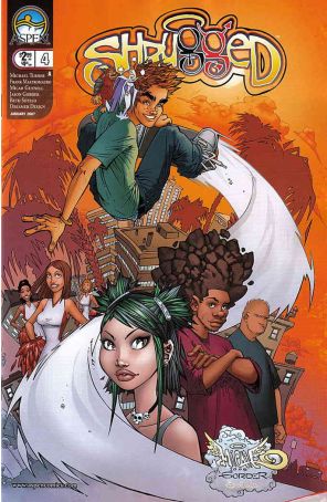 Shrugged 4A published by Aspen with cover art by Micah Gunnell